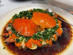 黑猪肉笋尖蒸蟹膏-品粹徽园·家常安徽菜