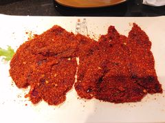 孜然麻辣嫩牛肉-宽板凳老灶火锅(簋街店)