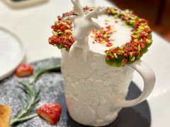 花环燕麦奶-伊斯坦布尔土耳其清真咖啡餐厅