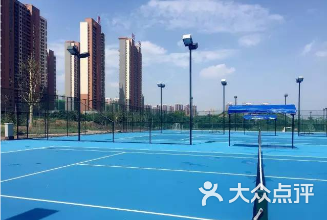 英开体育公园网球场足球场真不错图片-北京网球场-大众点评网