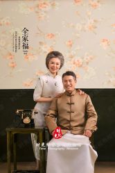 -时光纪亲子全家福照相馆(静安店母女写真父母纪念照)