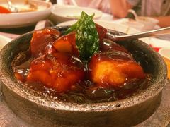 石锅烹银鳕鱼-玫瑰厅上海菜(兴国路店)
