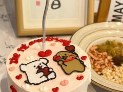 -芒果与甜纯动物奶油蛋糕&甜品台定制