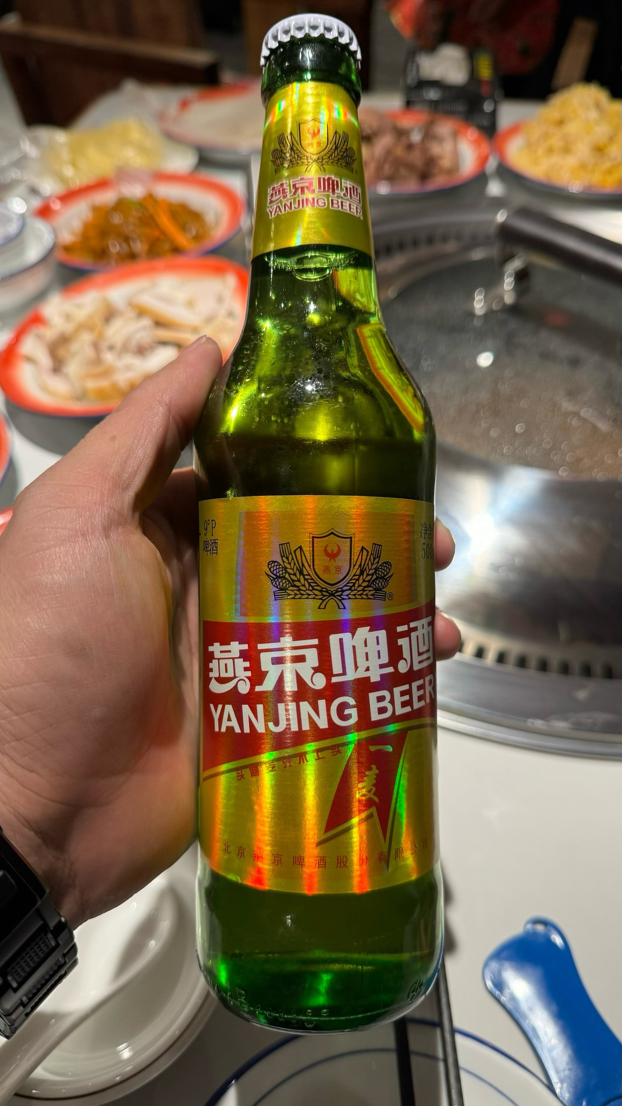 新开业的一家门店,正好赶上惠民县降温下雪