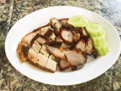 叉烧脆皮猪肉双拼-鸡饭店
