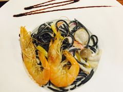 忌廉芝士海鲜墨鱼面-more than meow吴止猫主题餐厅(承德 中船汇店)