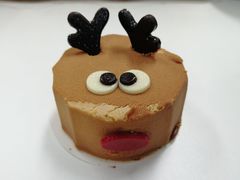驯鹿表情包榛子慕斯蛋糕-星巴克(北辰西路店)