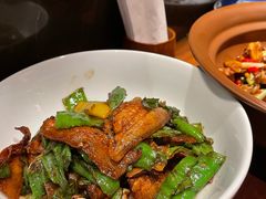 虎皮椒炒花猪肉-隐厨·中国菜馆(三里屯T+MALL店)