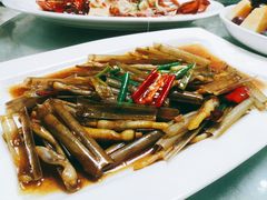 葱姜炒竹蛏-鑫悦楼煎蟹·16年海鲜大排档