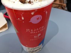 黑糖珠珠宝藏鲜奶茶-奈雪的茶(凯德新都心店)