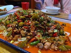 仔姜尖椒兔-兔槽江湖菜·重庆璧山兔(水围店)