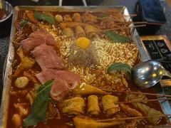 鱼饼火山炒年糕-包装马车·韩国料理·포장마차