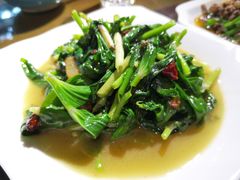 炒竹叶菜-五彩雪域藏餐馆