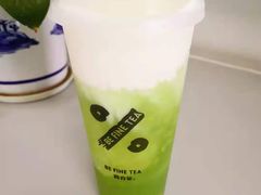 手舂绿宝瓜奶缇-百分茶(昆山万象汇店)