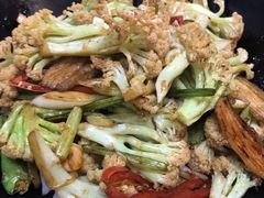 干锅有机菜花-五谷丰香饺子馆(总店)