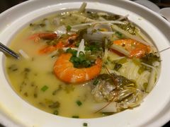 小黄鱼三鲜咸菜面-宁海安岚·南溪阁全日餐厅