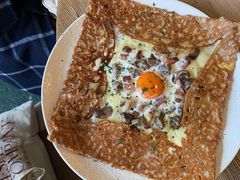 鸡蛋蘑菇熏肉荞麦可丽饼-RAC BAR(安福路店)