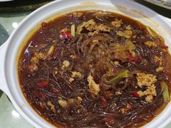 粉丝煲-锦江中华村农家乐饭庄