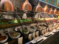 自助取餐区-北京希尔顿逸林酒店-逸轩西餐厅-自助餐厅