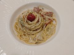 培根奶油蘑菇意面-仁义涵西餐·咖啡(中华巴洛克店)