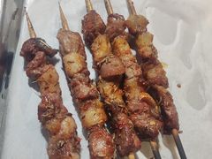 现穿羊肉串-上二楼涮肉馆(顺义二中店)
