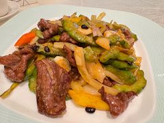 凉瓜酸菜炒牛肉-白云宾馆·白云宴餐厅