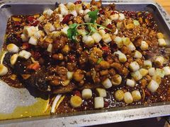 宫保鸡丁烤鱼（清江鱼/斤）-锦尚阁烤鱼•天津菜(宣武门胡同店)