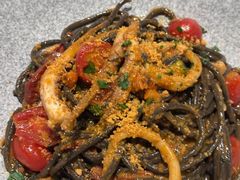蟹膏海鲜墨鱼面-农畉LONFOOD(万象天地店)
