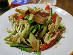 桂林土腊肉炒花菜-桂小厨广西菜(万象城店)