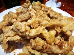 炸蘑菇-满堂春特色餐馆