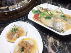 蒜蓉蒸大扇贝-富家湾大海铺