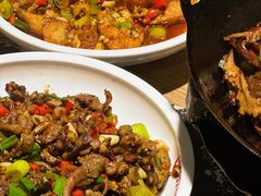 酸辣椒炒鸡杂-建辉湖南土菜馆(南大街店)