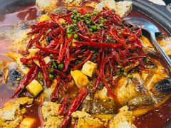 香辣味凌波鱼-探鱼·鲜青椒爽麻烤鱼(银泰城店)