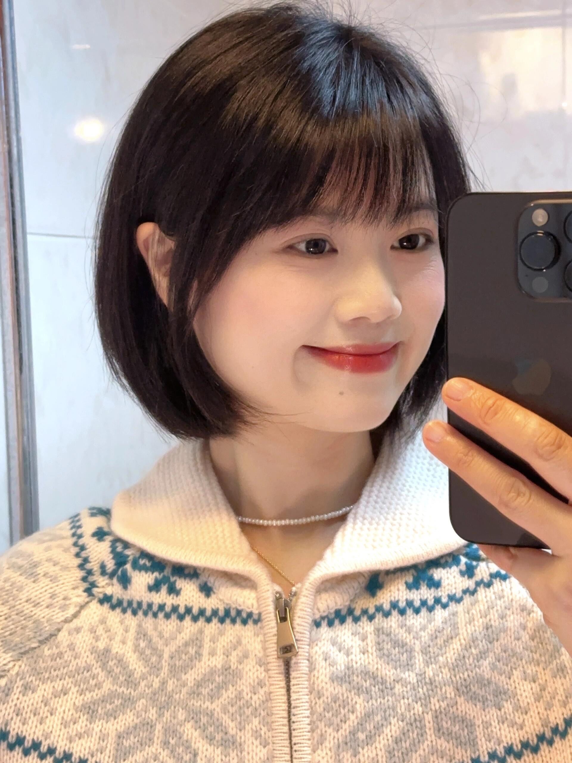 甜美短发怎么剪