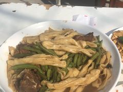 排骨豆角卷子-望湖烤鱼