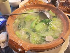 咸蛋黄芥菜煲-紫金食坊(江南西路店)