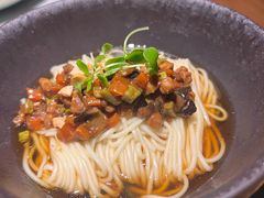 鸡枞油炒手工面-菩提素素食餐厅(晶郦馆店)