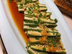 金银蒜蒸秋葵-绿茶餐厅(乐峰广场店)