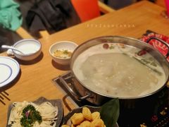 手工豆腐泡-打酱友•斑鱼海鲜粥火锅(吴桥店)