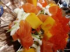 芒果三文鱼沙拉-渔井食堂(新洲店)