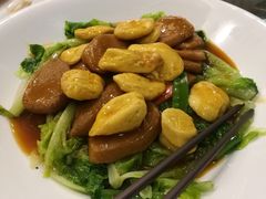 柚子皮鱼腐蚝油生菜-太子园林酒家