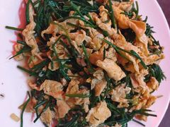 沙葱炒蛋-范记靖远羊羔肉(博物馆店)