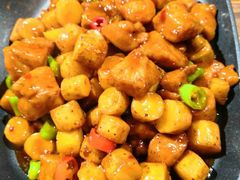 -东来菜馆•手抓海鲜家常菜•海鲜锅贴(鸽子窝店)