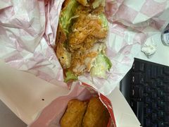 香辣鸡腿中国汉堡-塔斯汀中国汉堡(东平店)