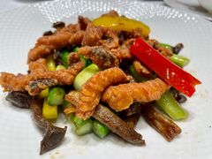 鹿茸菇炒鳝柳-广州酒家(文昌总店)