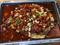 经典香辣烤鱼（清江鱼/份）-锦尚阁烤鱼•天津菜(宣武门胡同店)