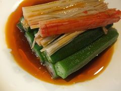 凉拌蟹棒秋葵-胖哥俩肉蟹煲(杭州下沙学林街店)