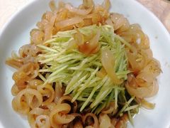 凉拌鲜海蜇-日月昇渔家菜·海肠捞饭·大连海鲜(星海公园店)