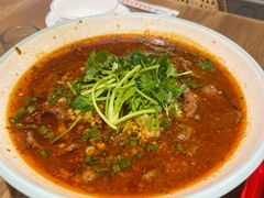 水煮牛肉-张太婆老妈蹄花川菜馆·中华餐饮老字号(望平街店)