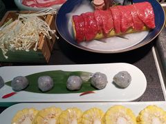 爆浆黑虎虾丸-大隐·成都火锅Bistro(合生麒麟新天地店)